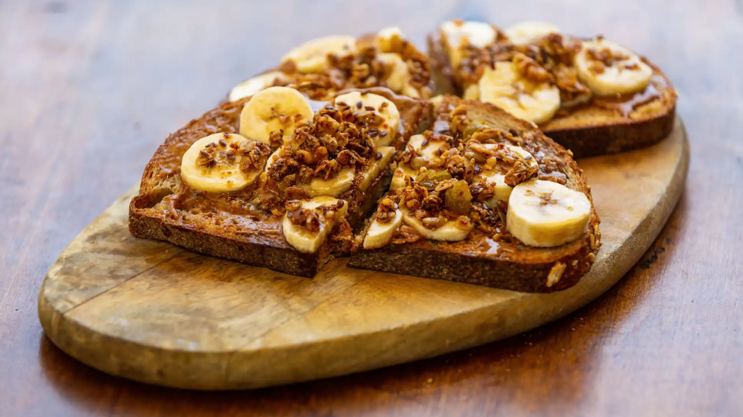 Order Almond Butter Toast food online from Lo/Cal Coffee and Market store, Santa Monica on bringmethat.com