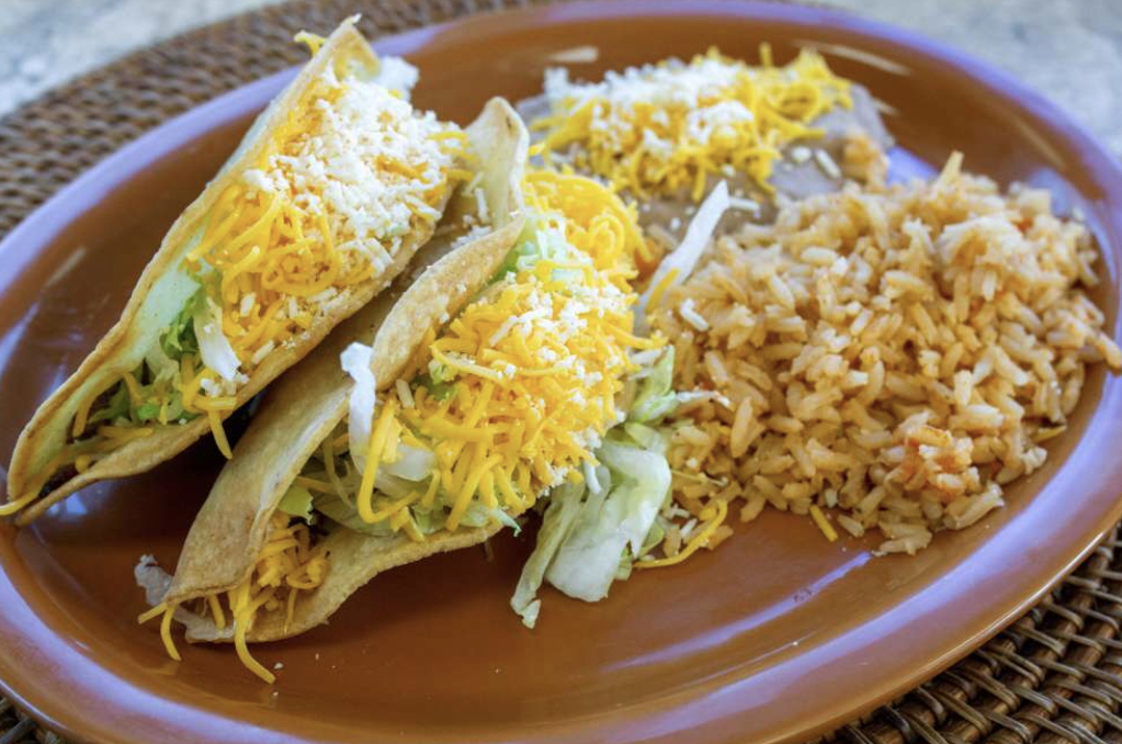 Order #4: Two Tacos Combo Plate food online from Tacoman store, National City on bringmethat.com