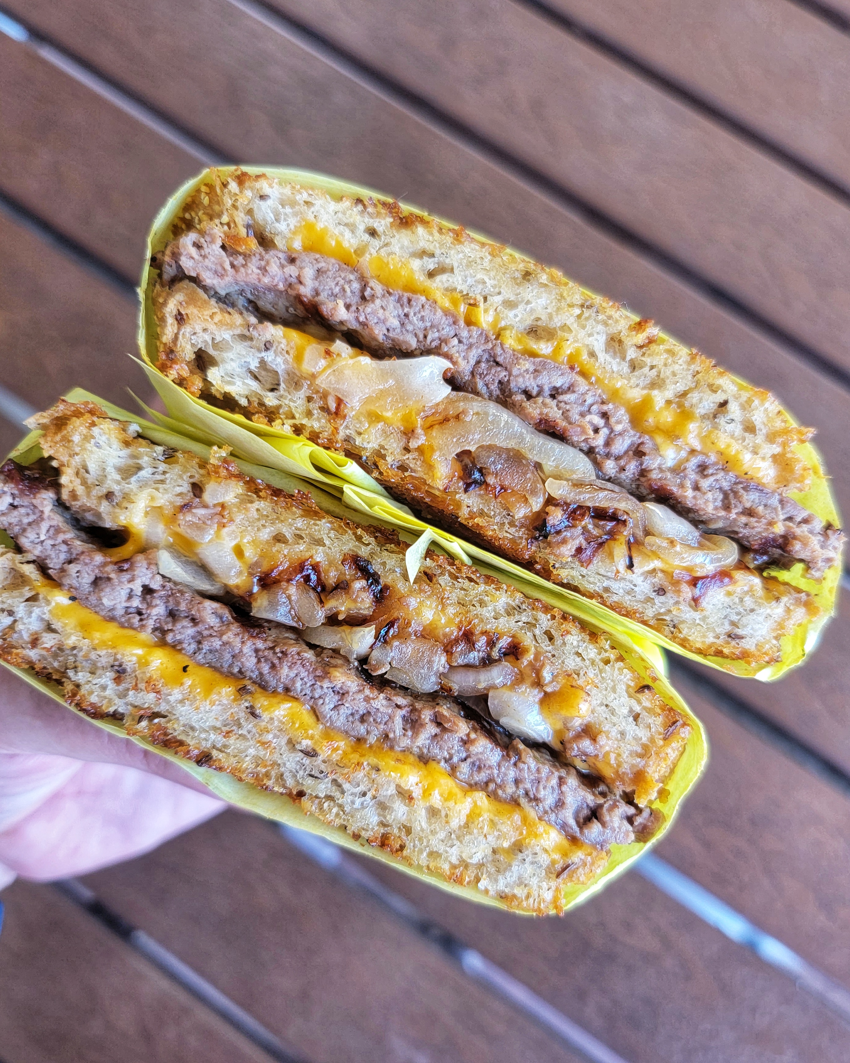 Order Patty Melt Sandwich food online from Goody Cafe store, Palm Desert on bringmethat.com