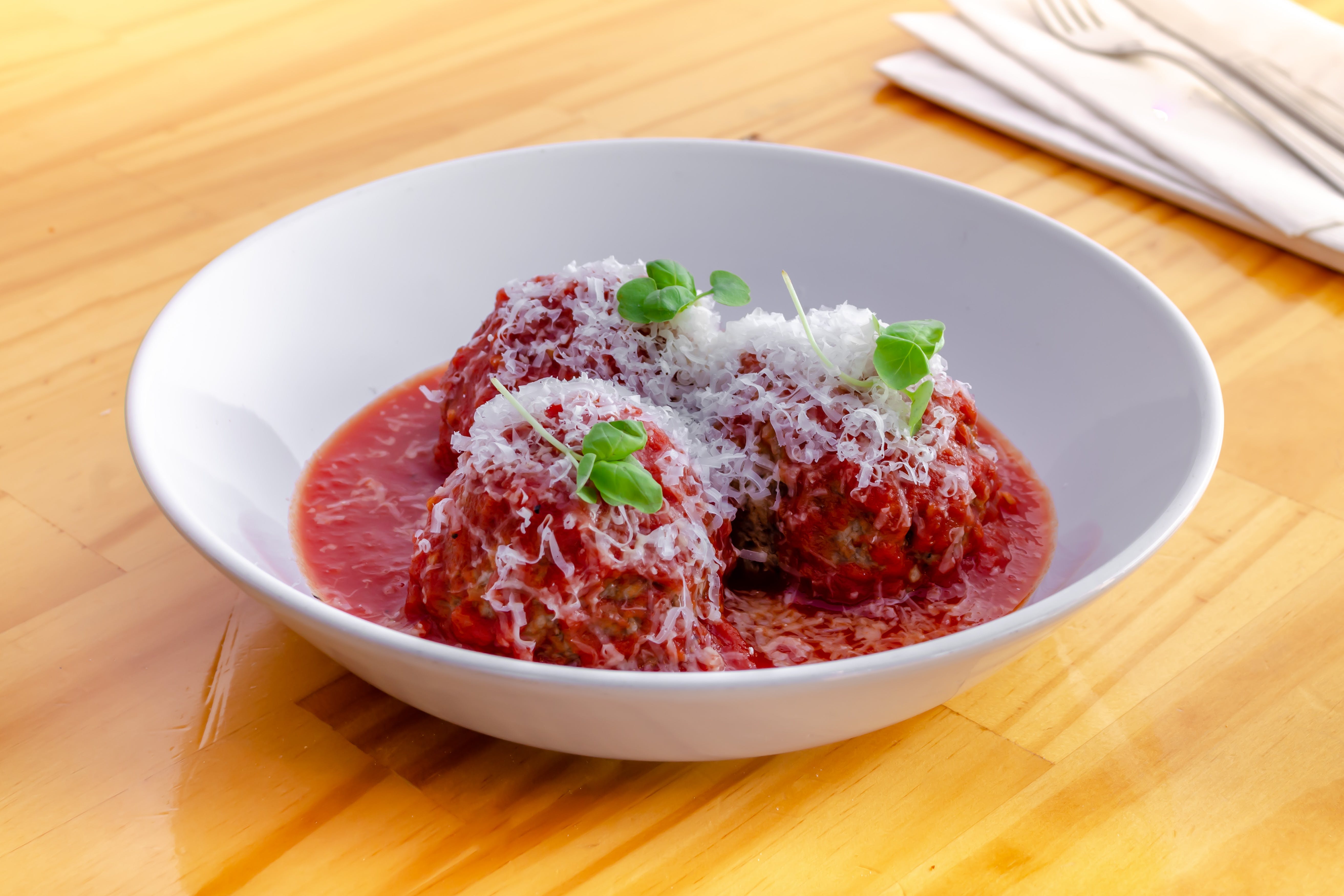 Order Meatballs - Side food online from Urban Tomato store, Palisades Park on bringmethat.com