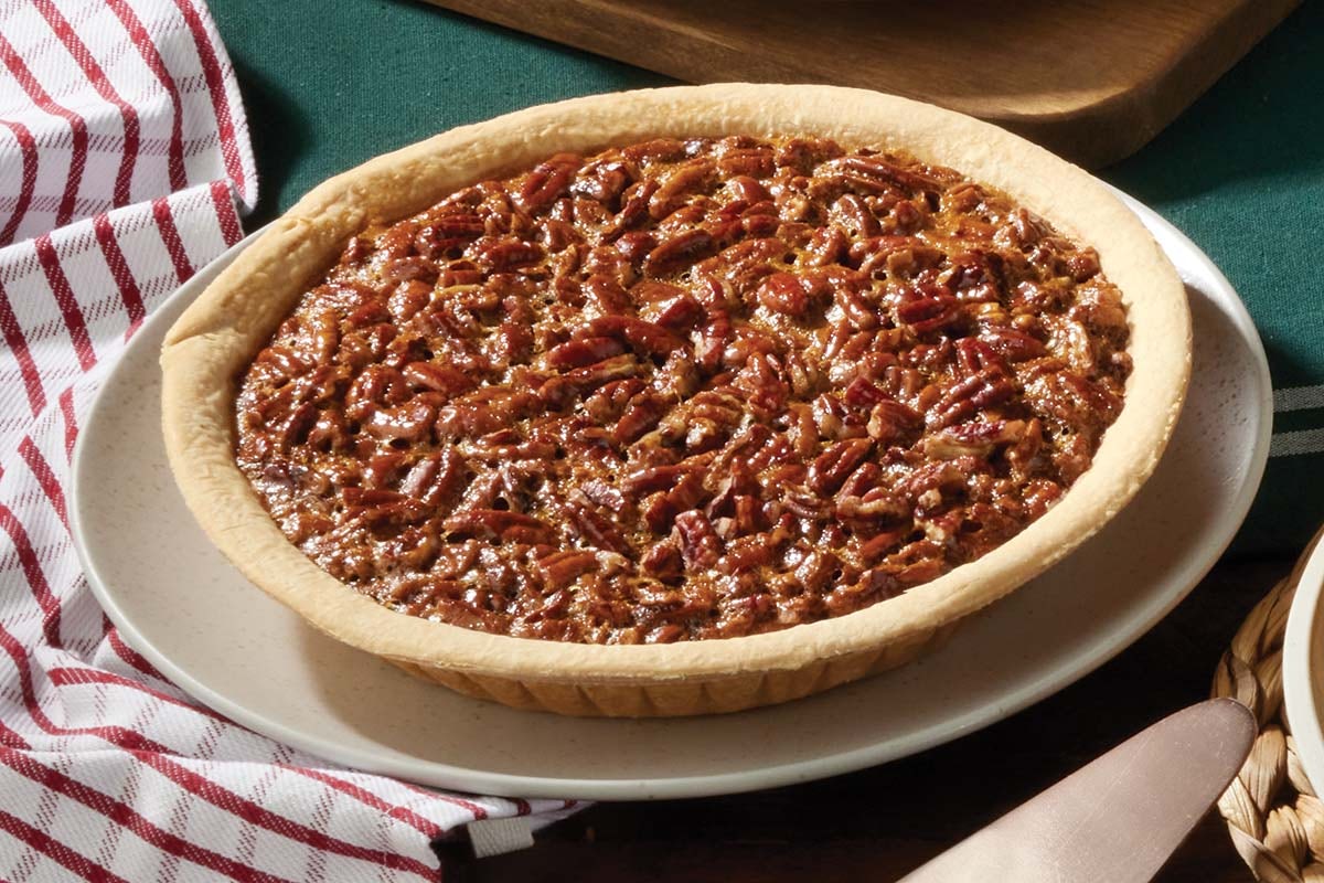 Order Whole Pecan Pie food online from Cracker Barrel store, Goodyear on bringmethat.com