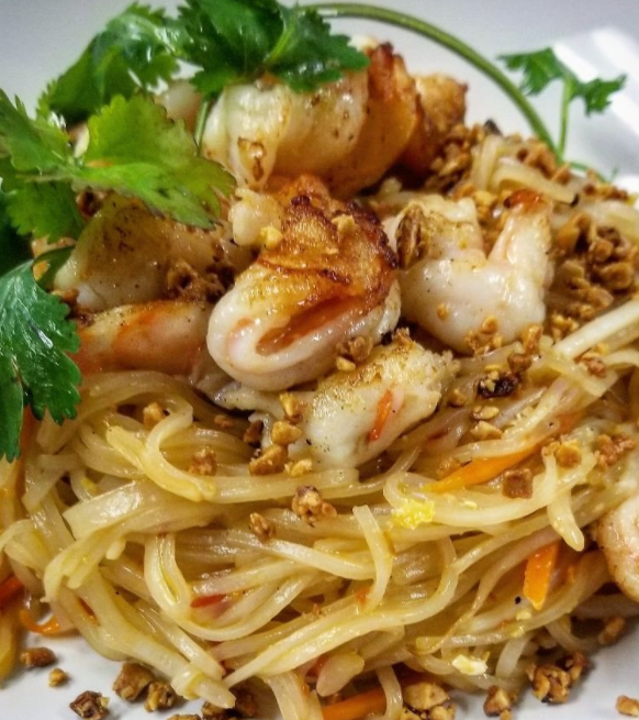 Order Shrimp Pad Thai Noodles food online from Wicked Pho store, El Paso on bringmethat.com