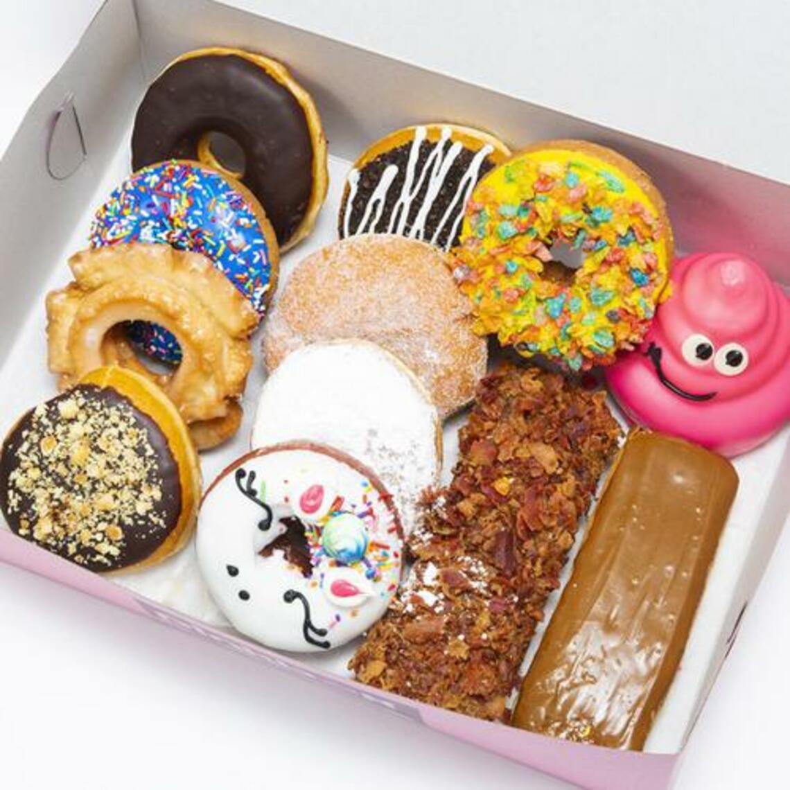 Order Pinkbox Mix 2 food online from Pinkbox Doughnuts store, Las Vegas on bringmethat.com