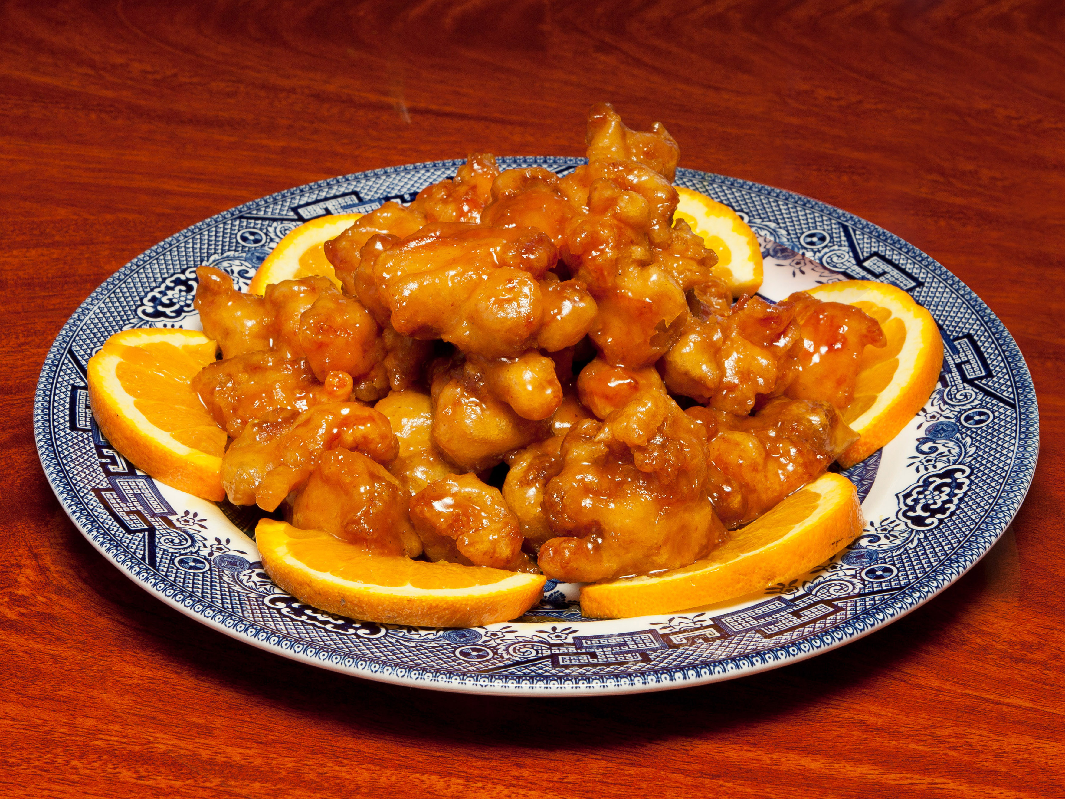 Order Orange Flavored Chicken food online from Gourmet Wok Chinese Food store, Las Vegas on bringmethat.com