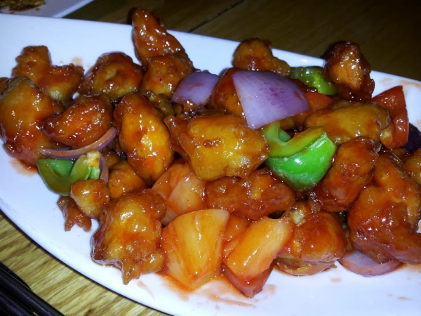 Order Sweet and Sour Chicken food online from New Canton Restaurant store, San Carlos on bringmethat.com