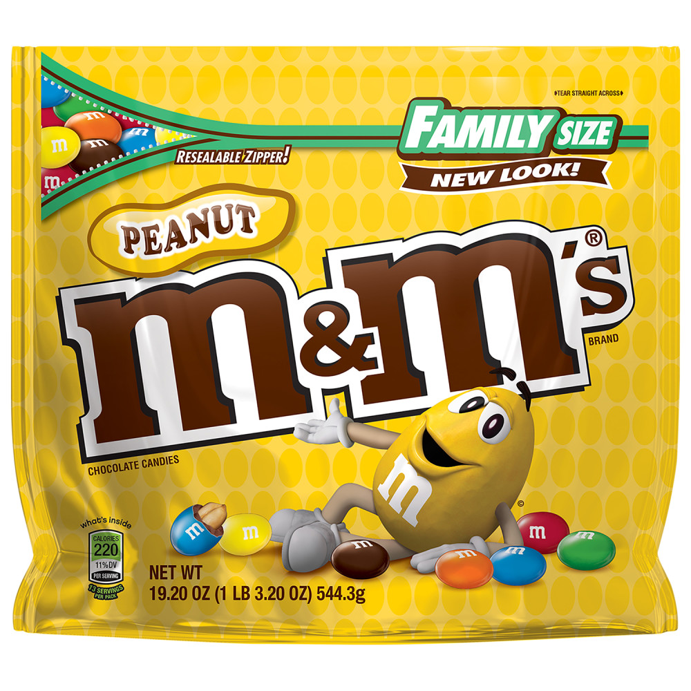 Order M&M's, Peanut Milk Chocolate Candies, 19.2 Oz food online from Rite Aid store, MILLER PLACE on bringmethat.com