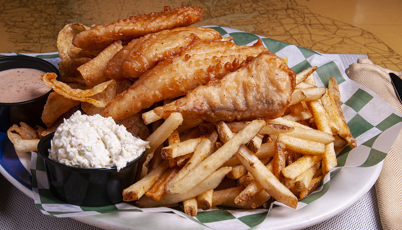 Order Fish & Chips food online from Flanigan Boathouse store, Conshohocken on bringmethat.com