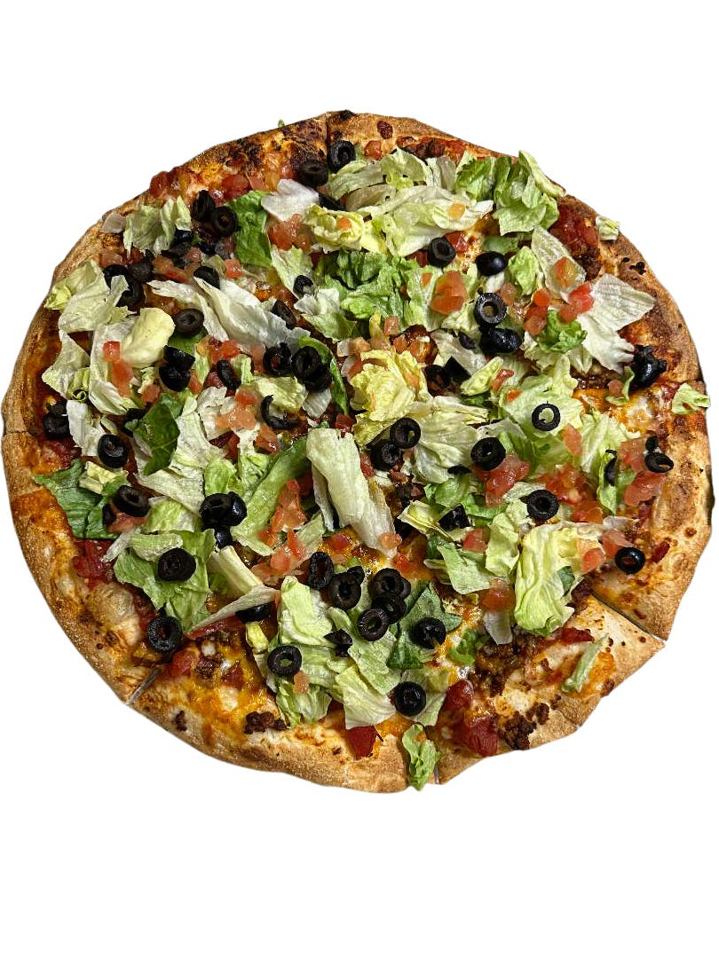 Order *NEW* Taco Pizza - 14" Large food online from Bruno's Pizzeria store, Willard on bringmethat.com