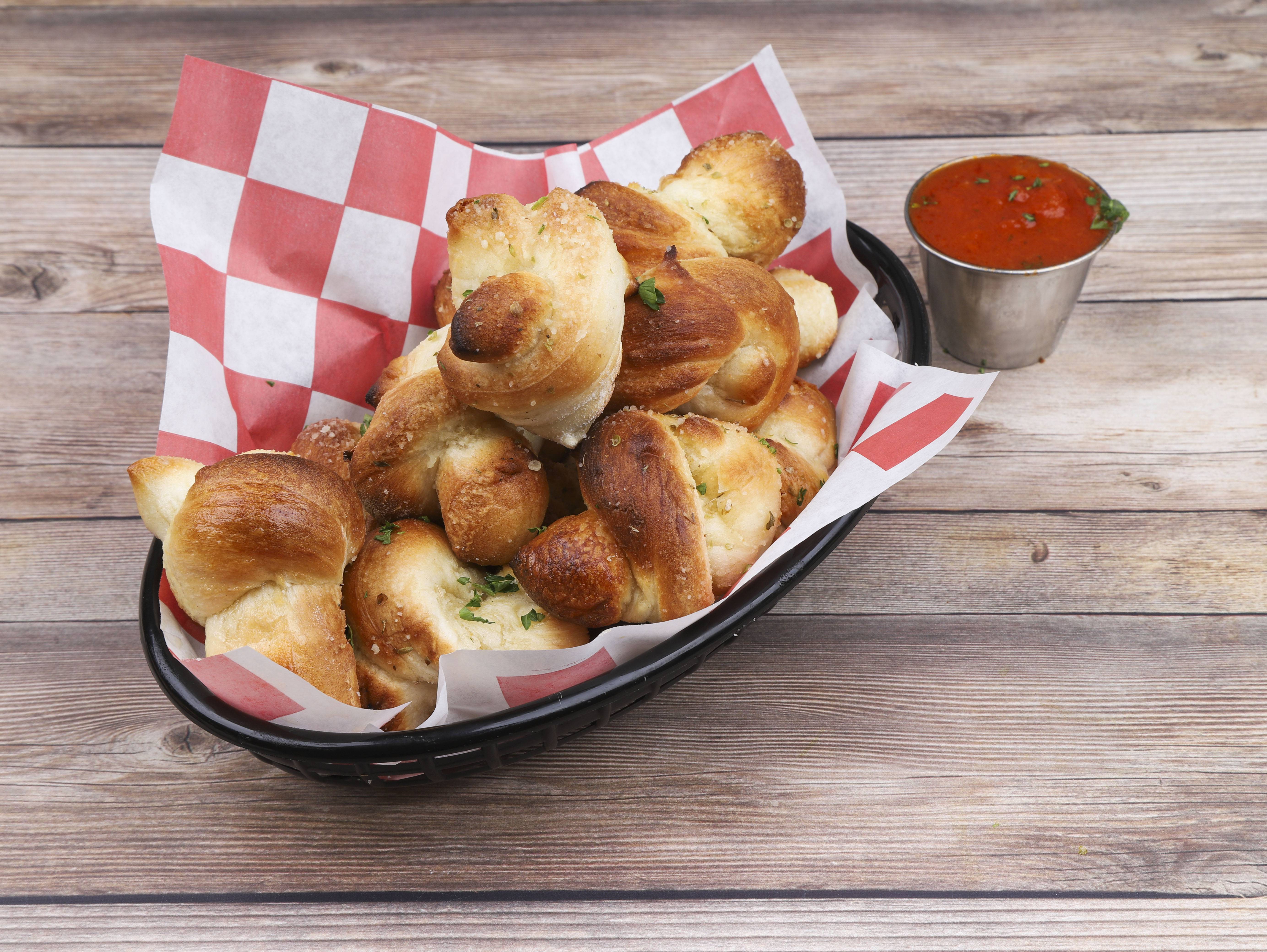 Order Garlic Knots food online from Papa Pizza & Wings store, Raleigh on bringmethat.com