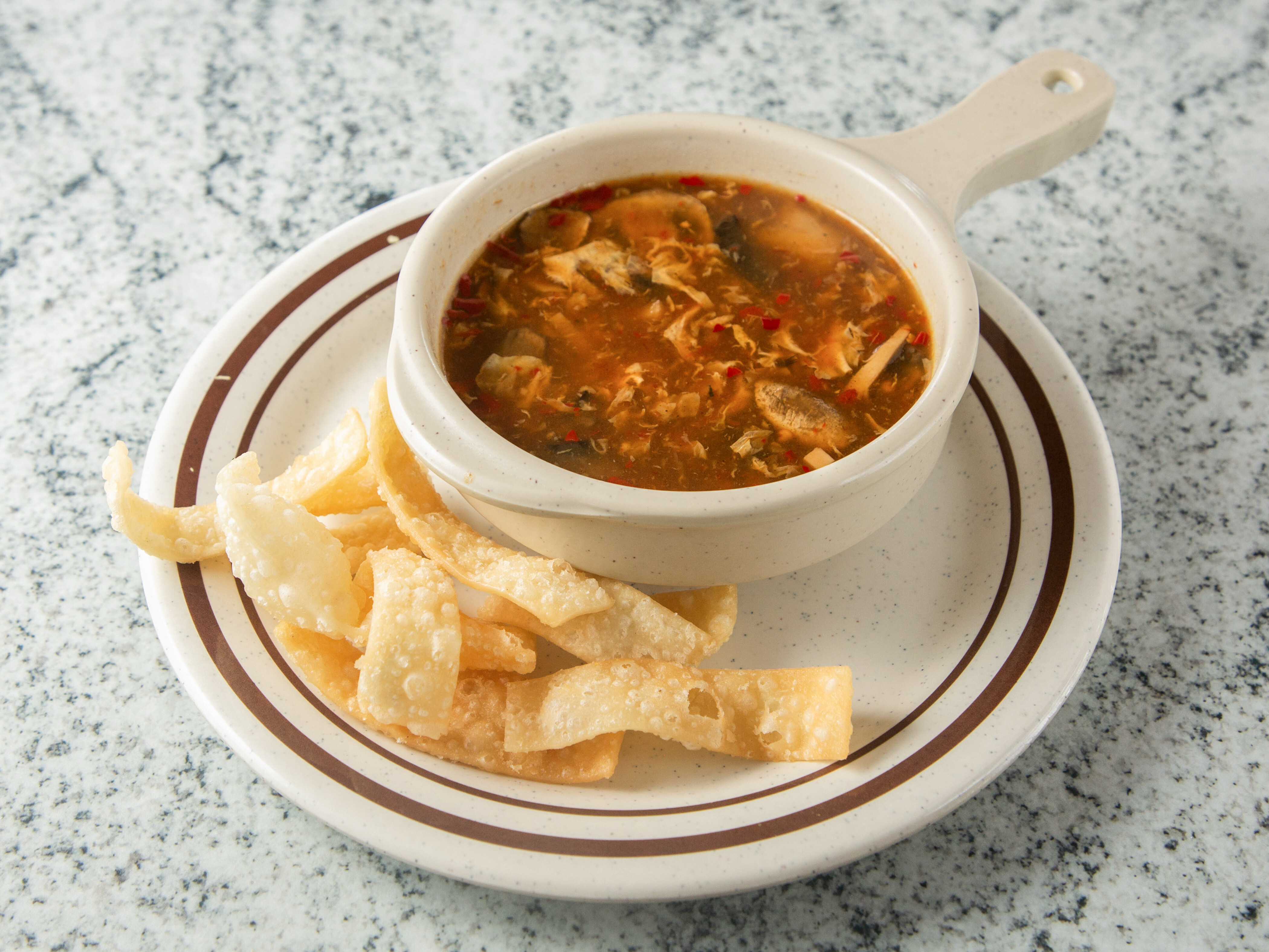 Order Hot and Sour Soup food online from Golden China store, Salt Lake City on bringmethat.com