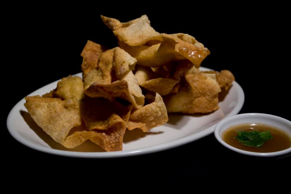 Order 6 Crab Cream Cheese Wontons food online from Basil Brewery District store, Columbus on bringmethat.com