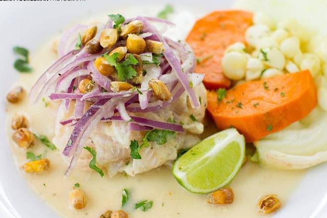 Order Fish Ceviches (Ceviche De Pescado) food online from Downtown Cafe store, Hesperia on bringmethat.com