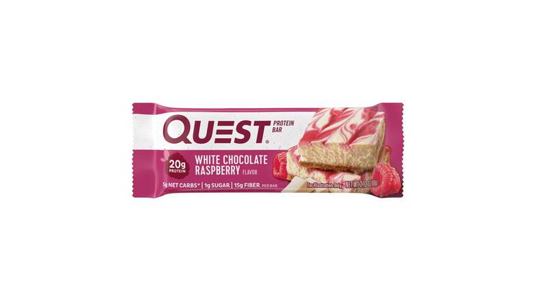 Order Quest Protein Bar White Chocolate Raspberry 20G Protein food online from Route 7 Food Mart store, Norwalk on bringmethat.com