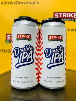 Order Strike Double IPA Beer 4 Pack Cans food online from Mirage Wine & Liquor store, Palm Springs on bringmethat.com