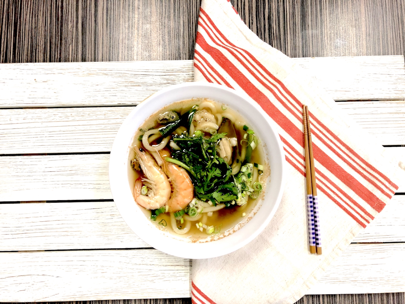 Order Seafood Udon food online from Soo Ja Fusion Bistro store, Fremont on bringmethat.com
