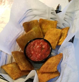 Order Fried Cheese Ravioli food online from Nick's Pizza & Pub store, Crystal Lake on bringmethat.com