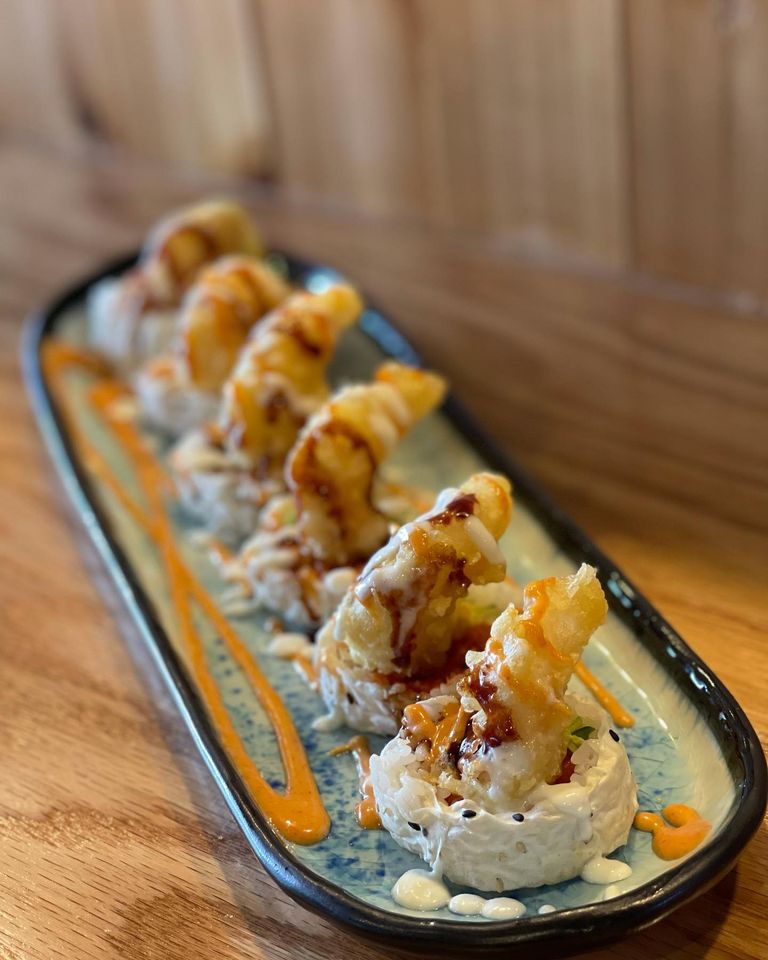 Order Rock Shrimp Tempura  Roll food online from Sushi Street store, Keller on bringmethat.com
