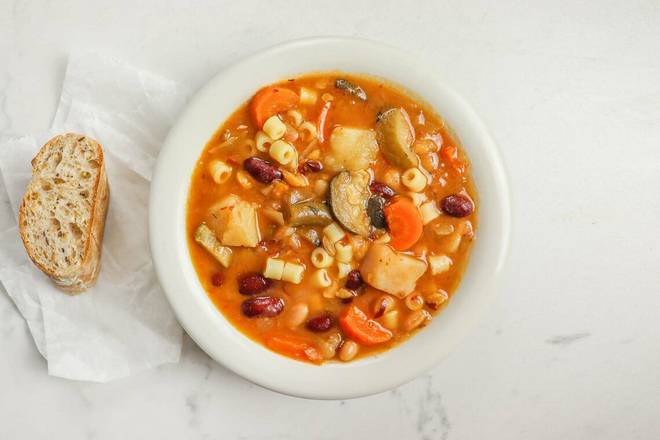 Order Minestrone Soup (Bowl) food online from Buona store, Chicago on bringmethat.com
