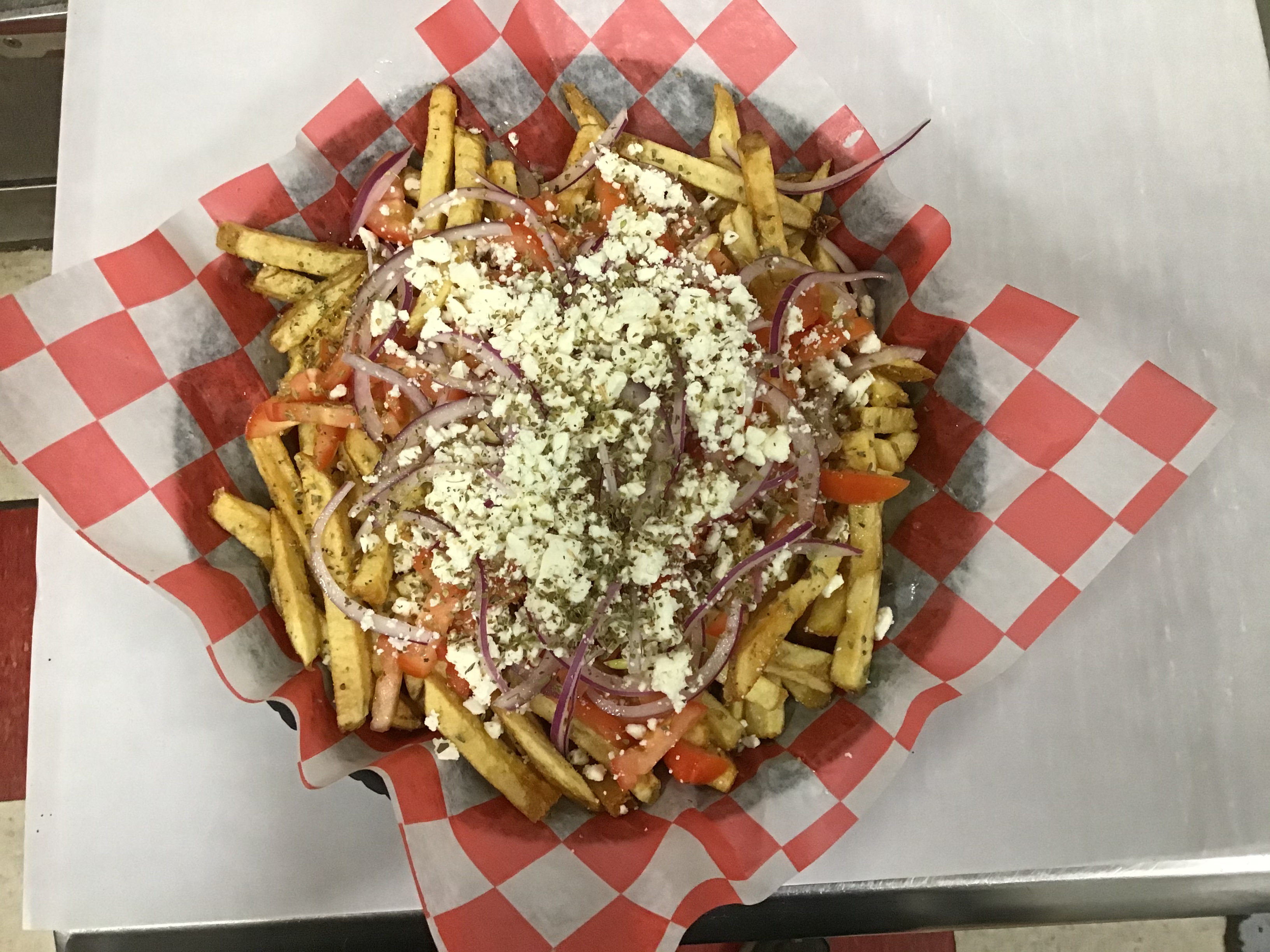 Order New Greek Fries food online from Via Roma store, North Conway on bringmethat.com