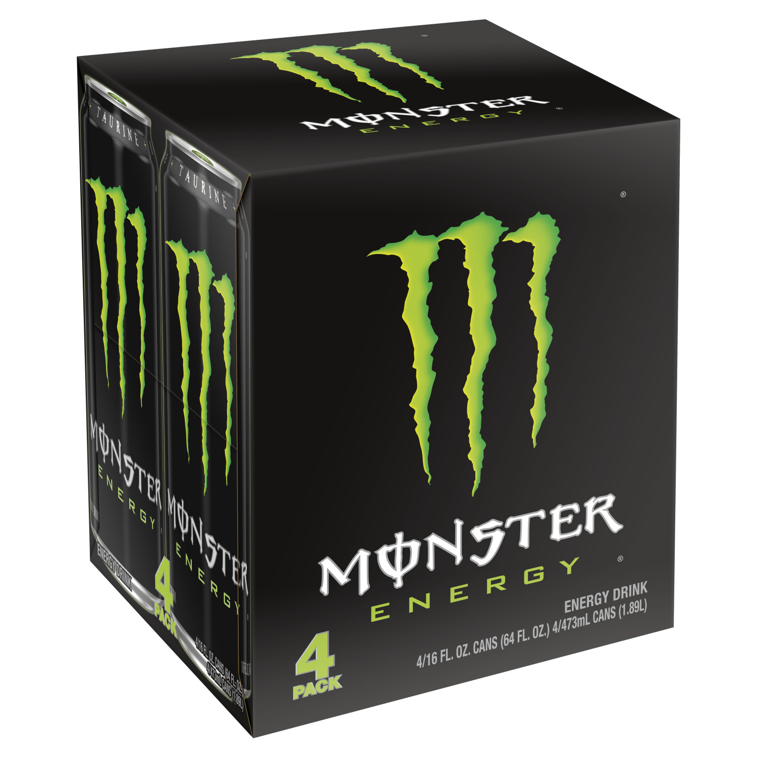 Order Monster Energy Can - Green, 16 fl oz, 4 Count food online from Rite Aid store, Aston on bringmethat.com