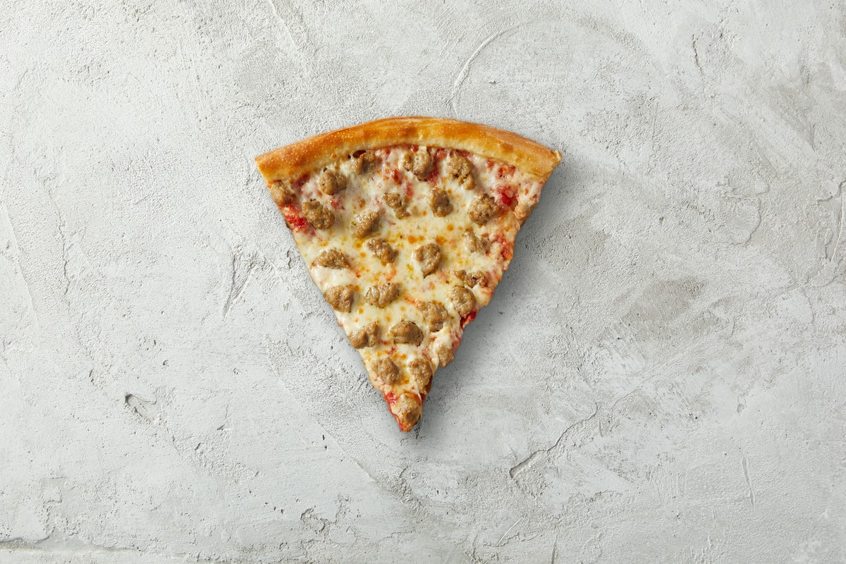 Order New York Sausage Slice food online from Sbarro store, Chicago on bringmethat.com