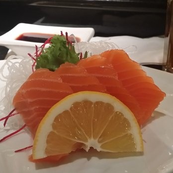Order 4 Piece Salmon Sashimi food online from Little tokyo store, Arlington on bringmethat.com