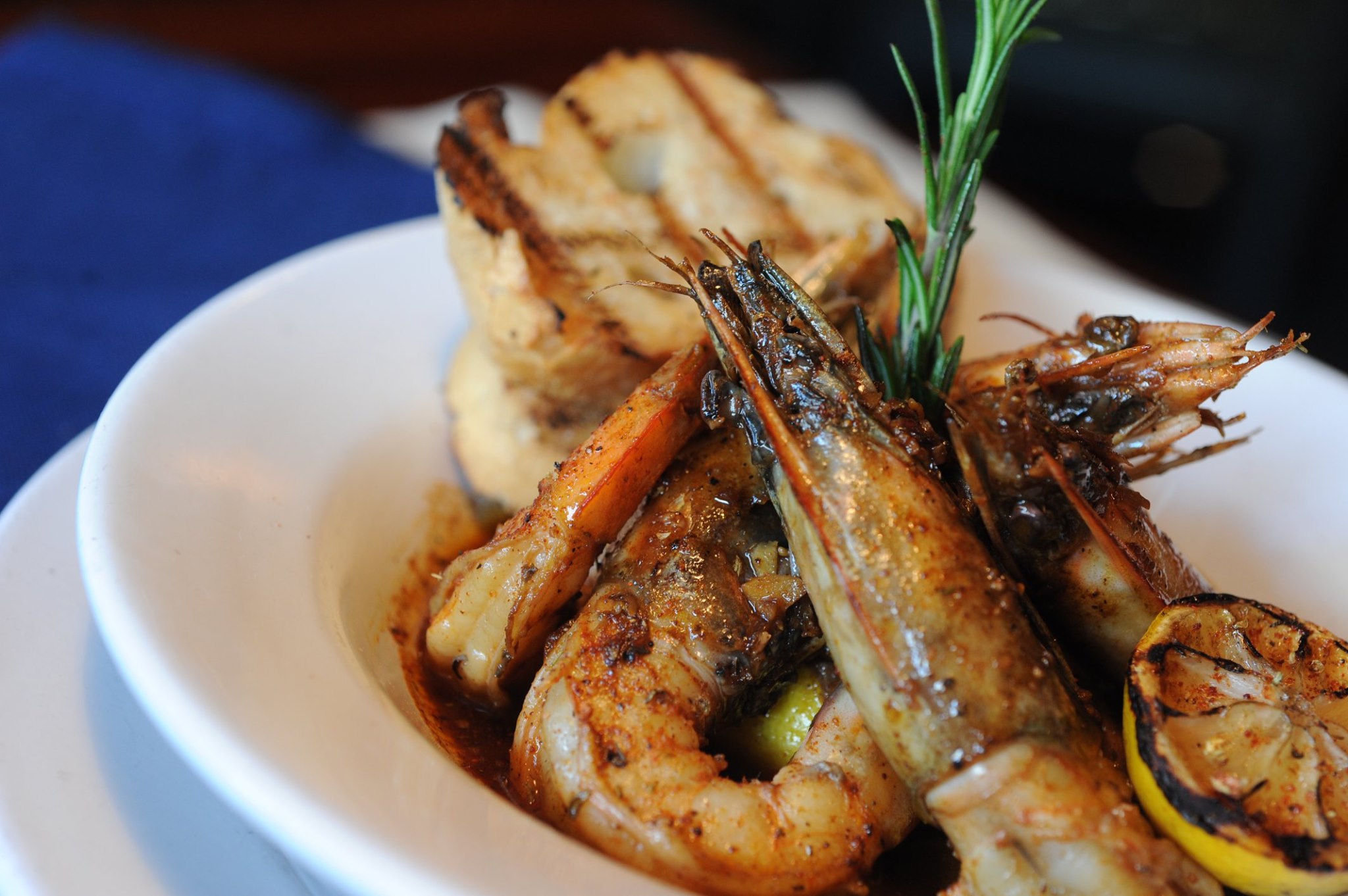 Order Nola BBQ Shrimp and Grits Dinner food online from Frank Americana Revival store, Houston on bringmethat.com