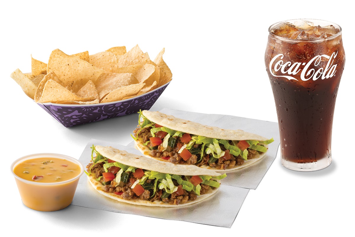 Order 7. Beyond Meat Taco Combo® food online from Taco Cabana store, Schertz on bringmethat.com