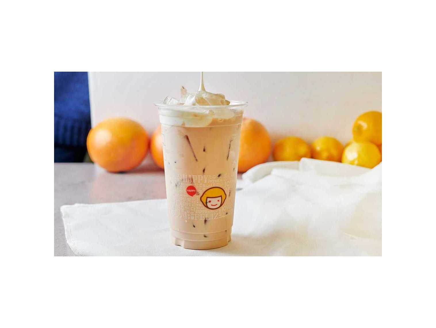 Order A8. Milk Tea SC food online from Happy Lemon store, Foster City on bringmethat.com