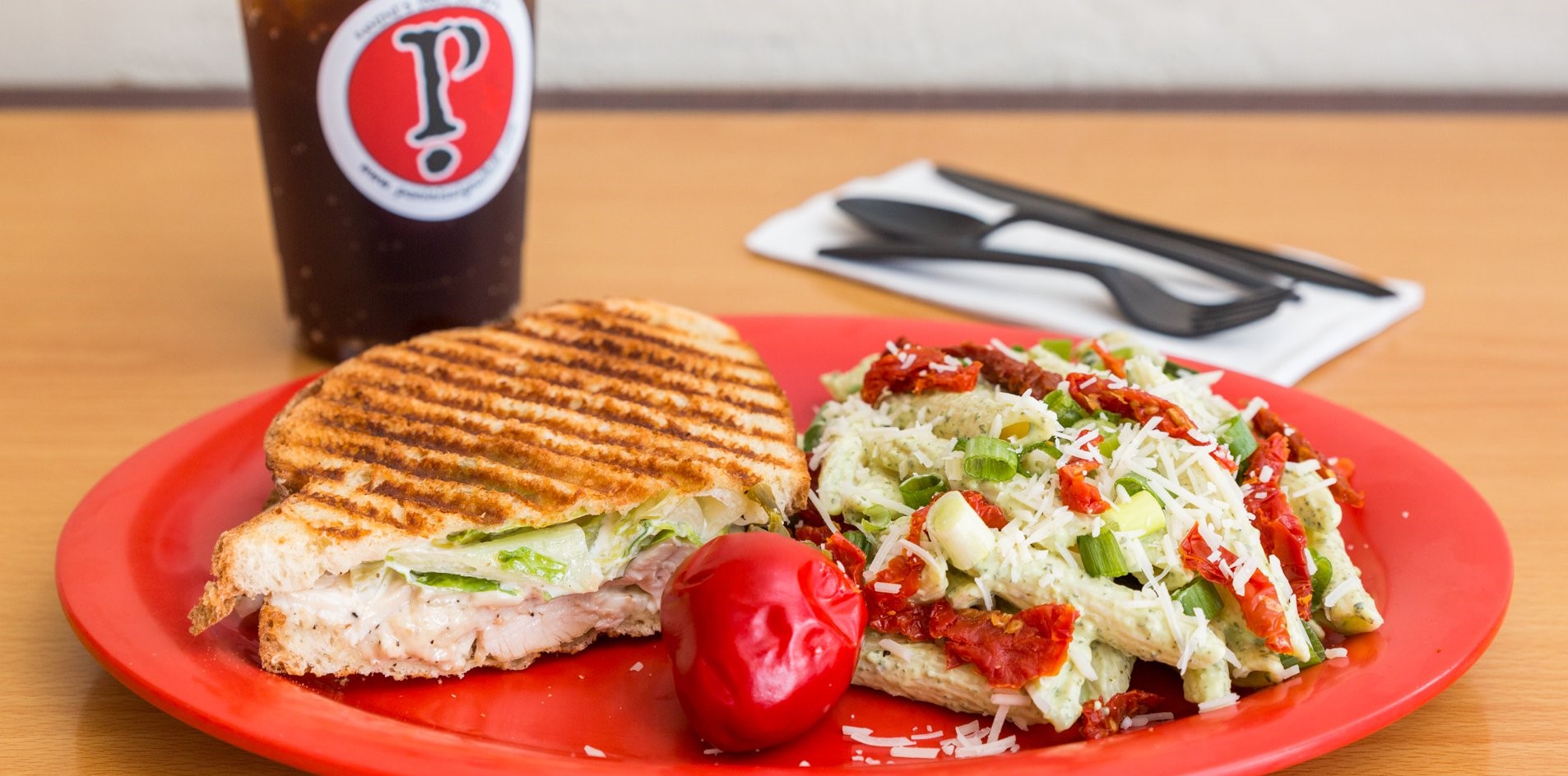 Order Half panini and side food online from Panini store, Signal Hill on bringmethat.com