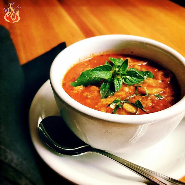 Order Creamy Tomato Basil Soup food online from Napa Wood Fired Pizzeria store, Rochester on bringmethat.com