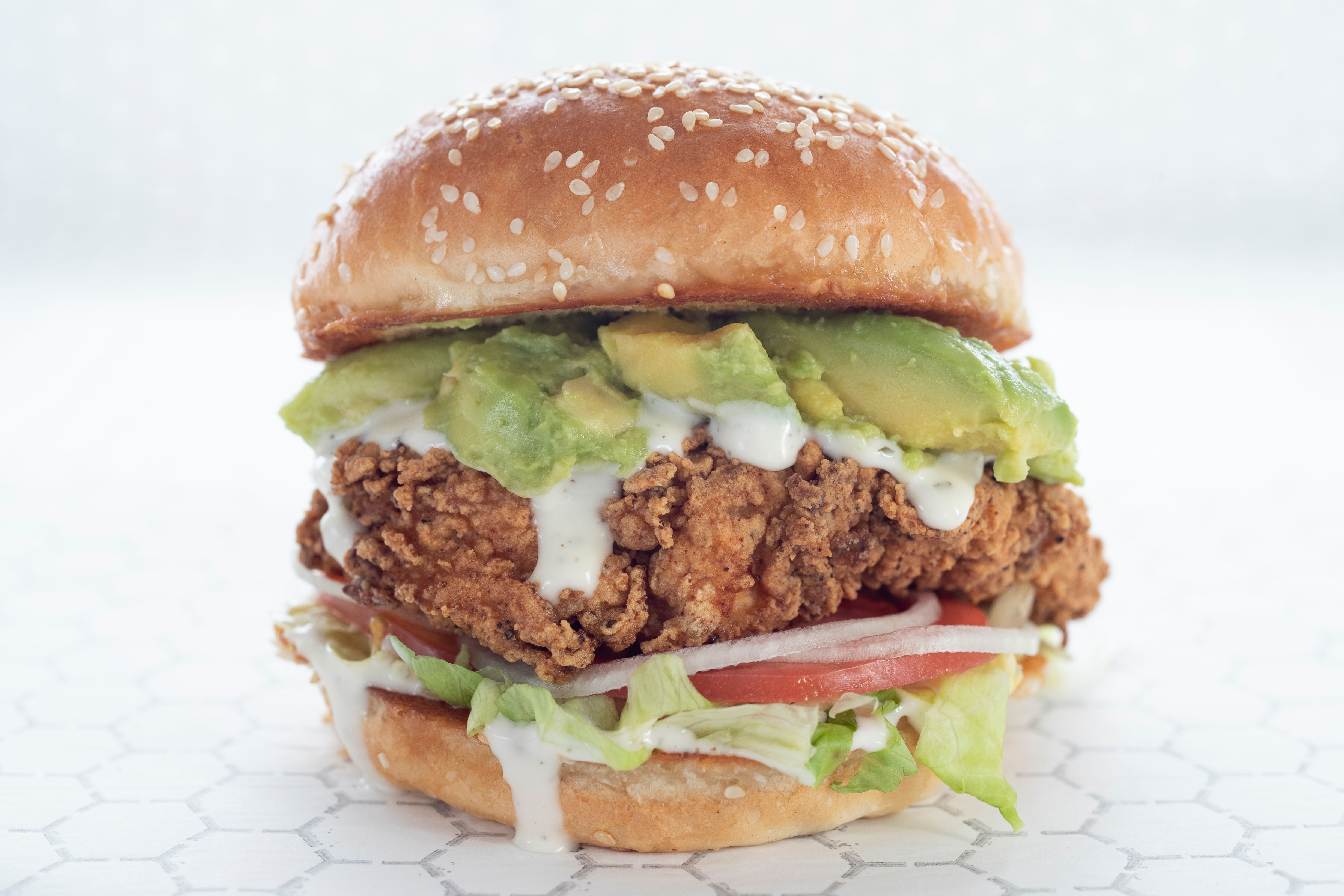 Order Chicken Cali Sandwich food online from Red Ribbon Fried Chicken store, San Francisco on bringmethat.com