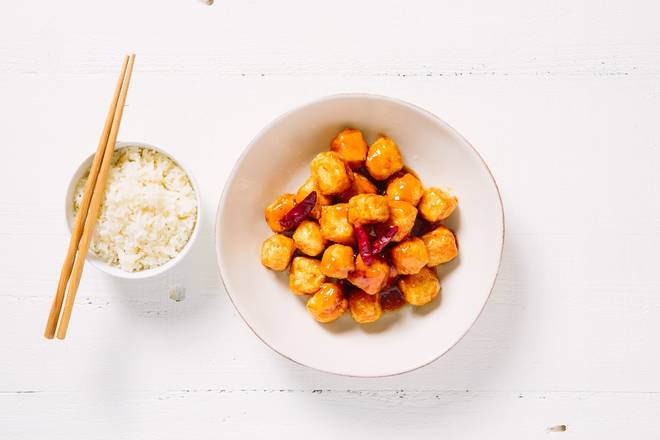 Order General Tso's Tofu (Large) food online from Jen's Chinese Food & Catering store, Seaford on bringmethat.com