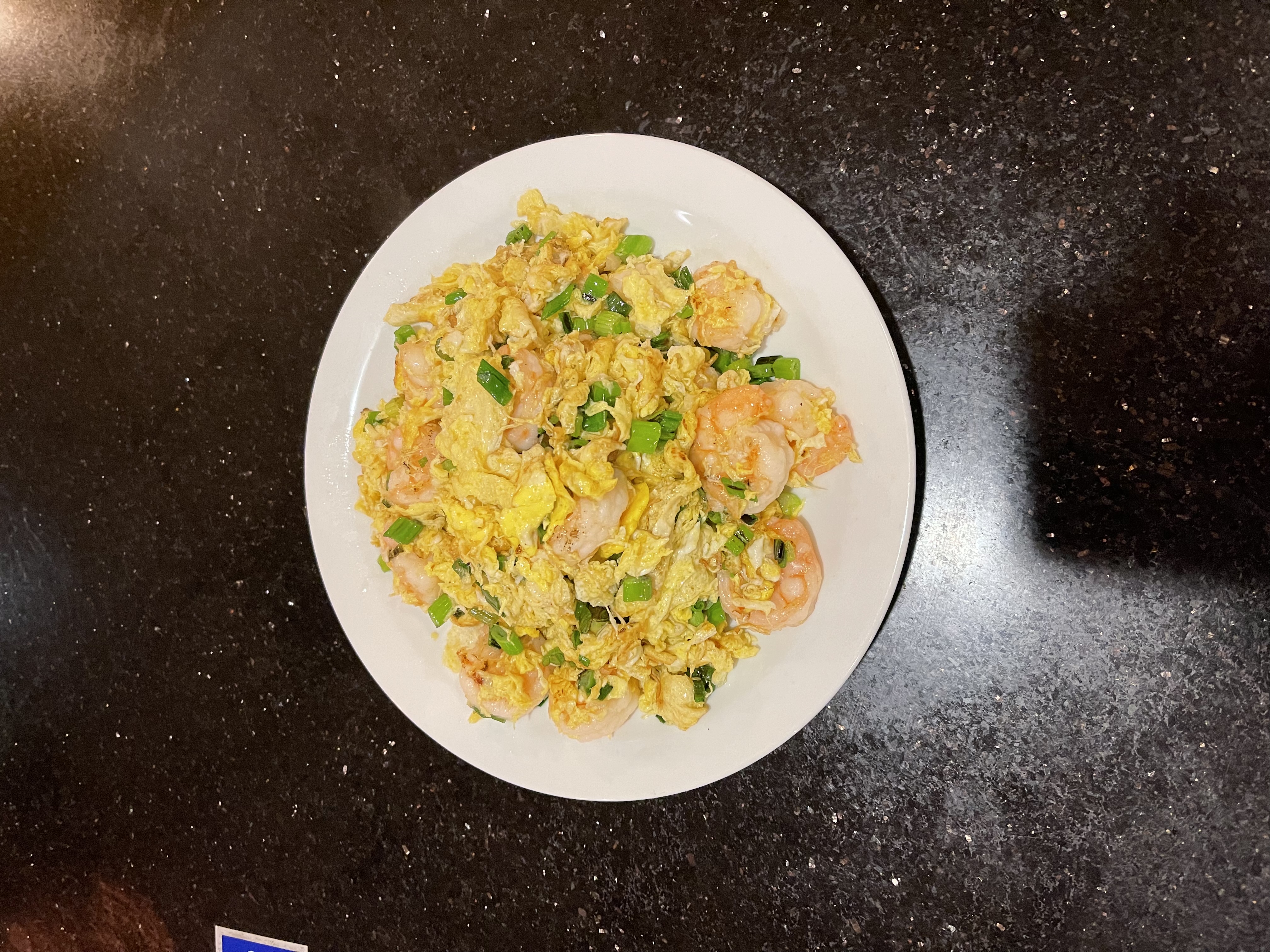 Order 129. Shrimp with Scrambled Egg food online from M's Kitchen store, Artesia on bringmethat.com