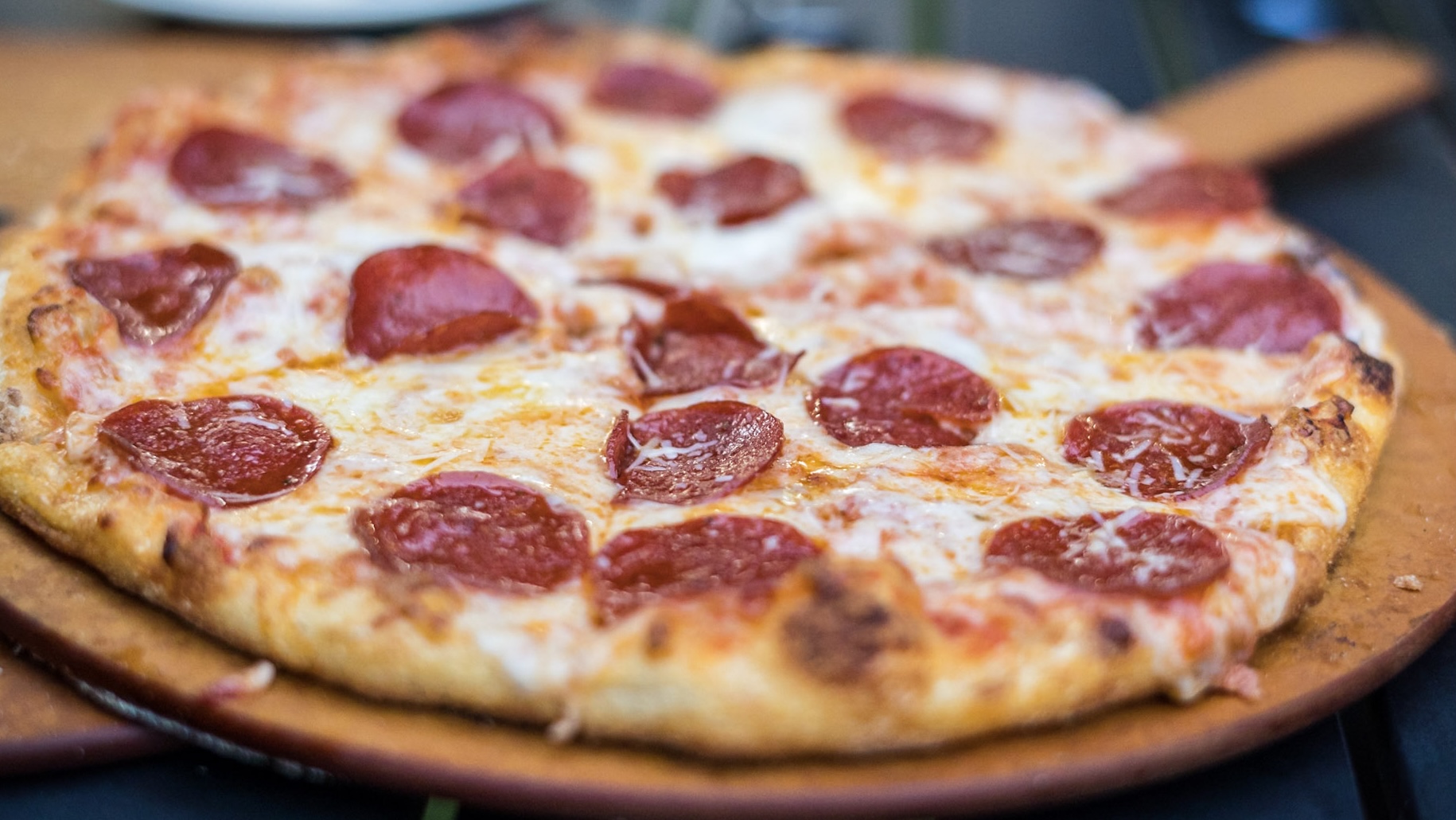 Order Beef Pepperoni Pizza  food online from Byrsa Bistro store, Glen Mills on bringmethat.com