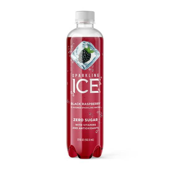 Order Sparkling Ice ® Black Raspberry Sparkling Water food online from Deerings Market store, Traverse City on bringmethat.com