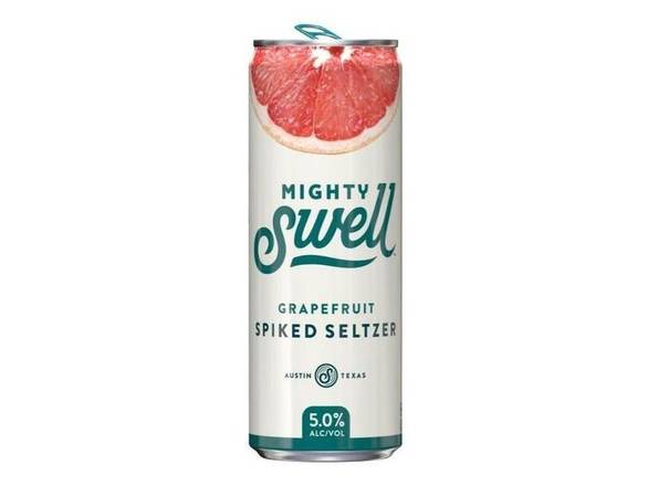 Order Mighty Swell Grapefruit Spiked Seltzer - 6x 12oz Cans food online from Dallas Fine Wine & Spirits Shoppe store, Dallas on bringmethat.com