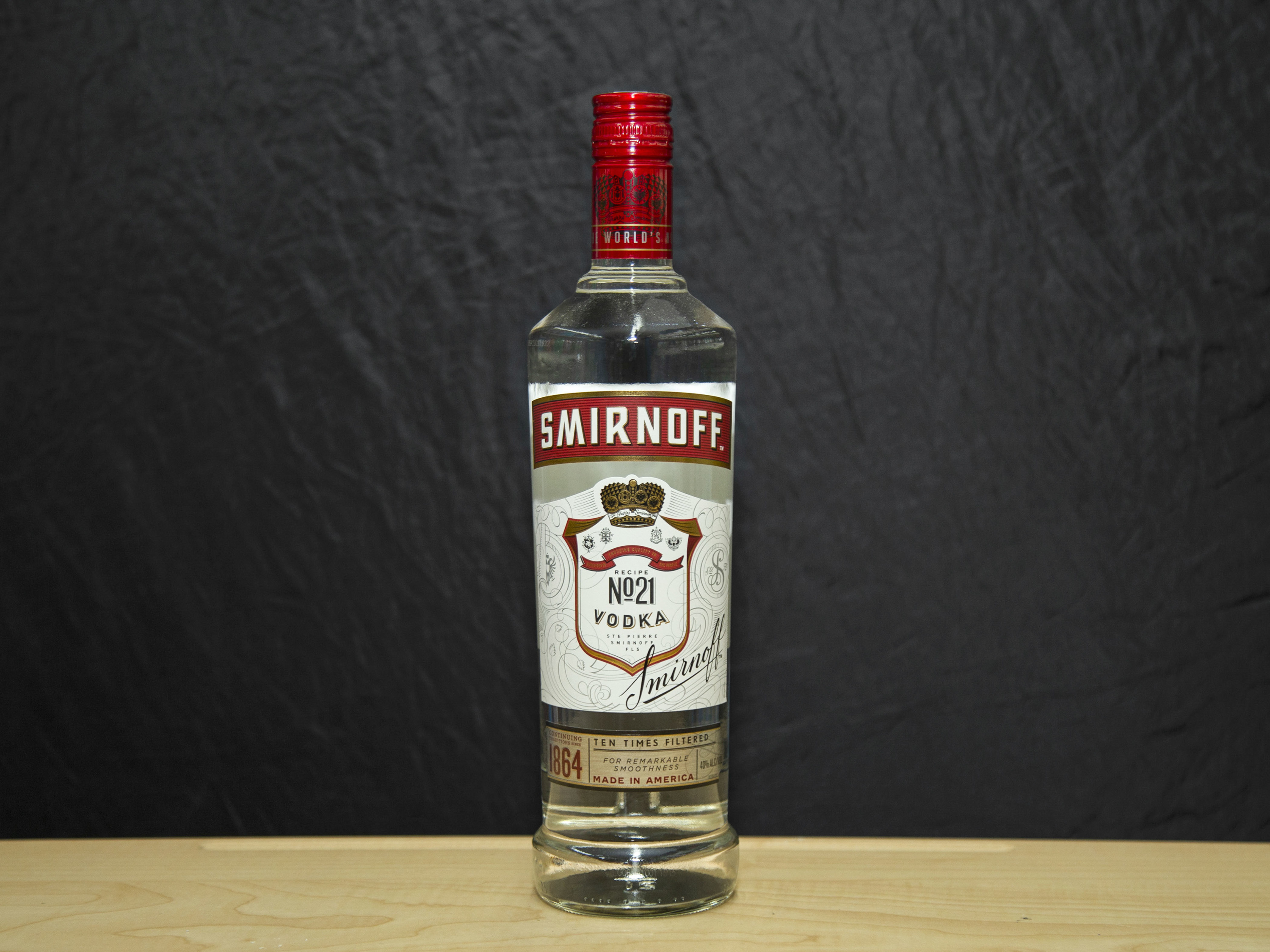 Order Smirnoff, 750 ml. Vodka (40.0% ABV) food online from Platinum Star Food & Liquor store, Chicago on bringmethat.com
