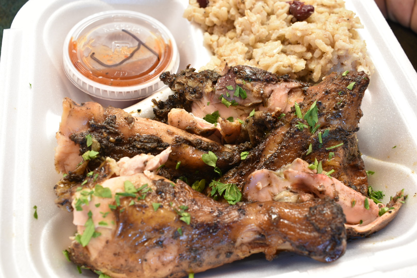Order Jerk Chicken food online from Trap Fusion store, Memphis on bringmethat.com