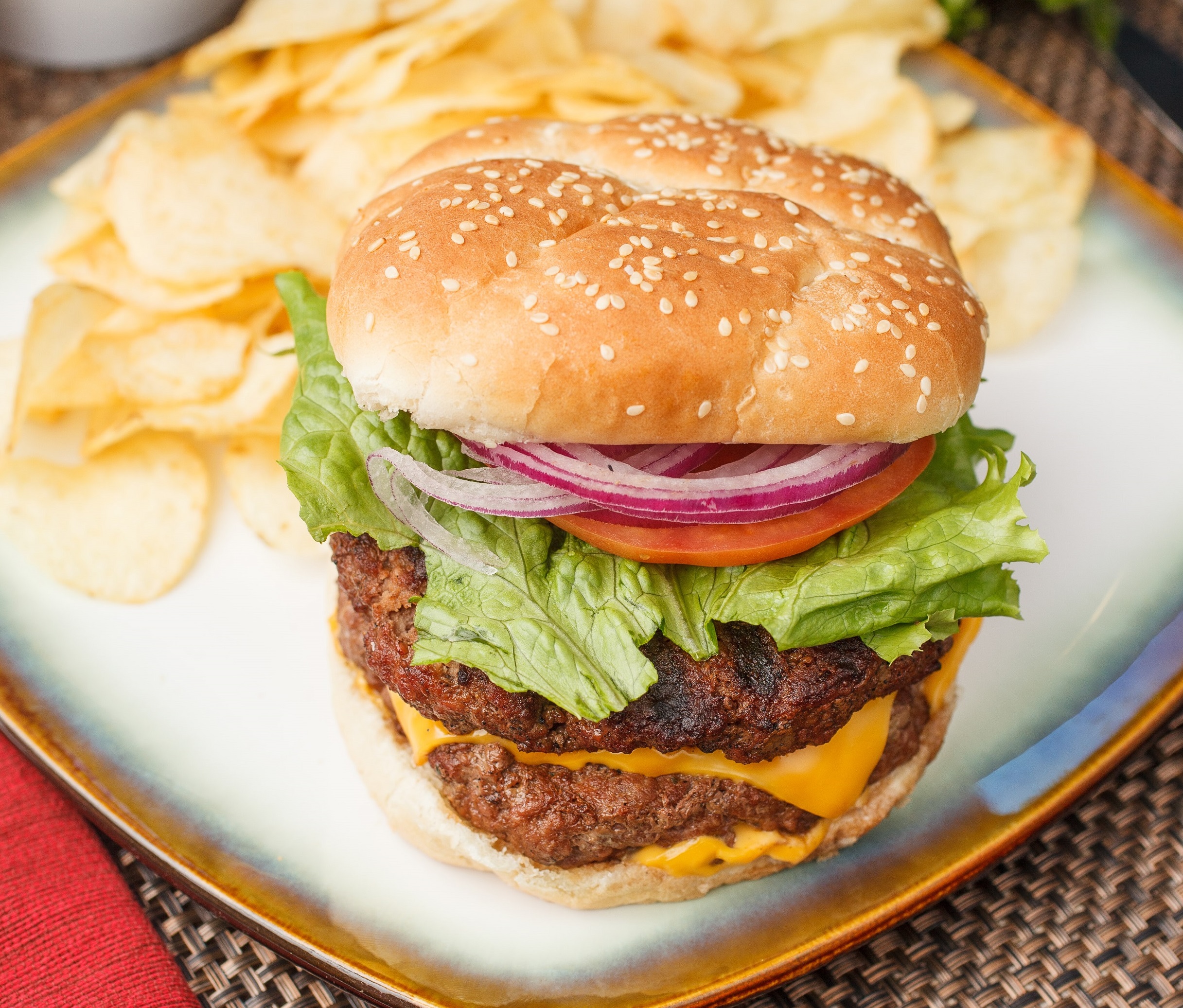 Order Double Cheeseburger food online from Steak-Out - Augusta store, Augusta on bringmethat.com