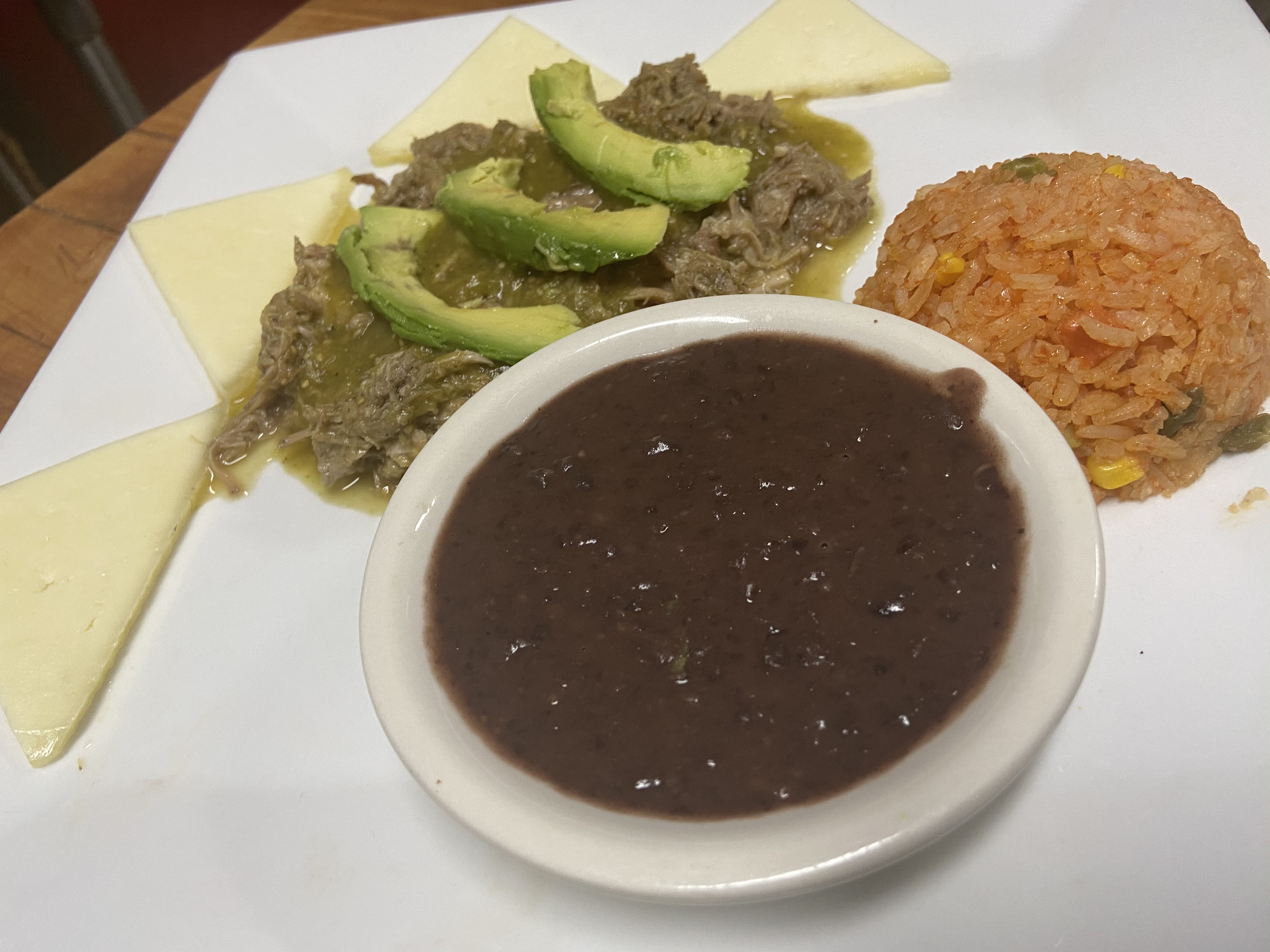 Order Chile Verde  food online from Little Mexican Cafe store, New Rochelle on bringmethat.com