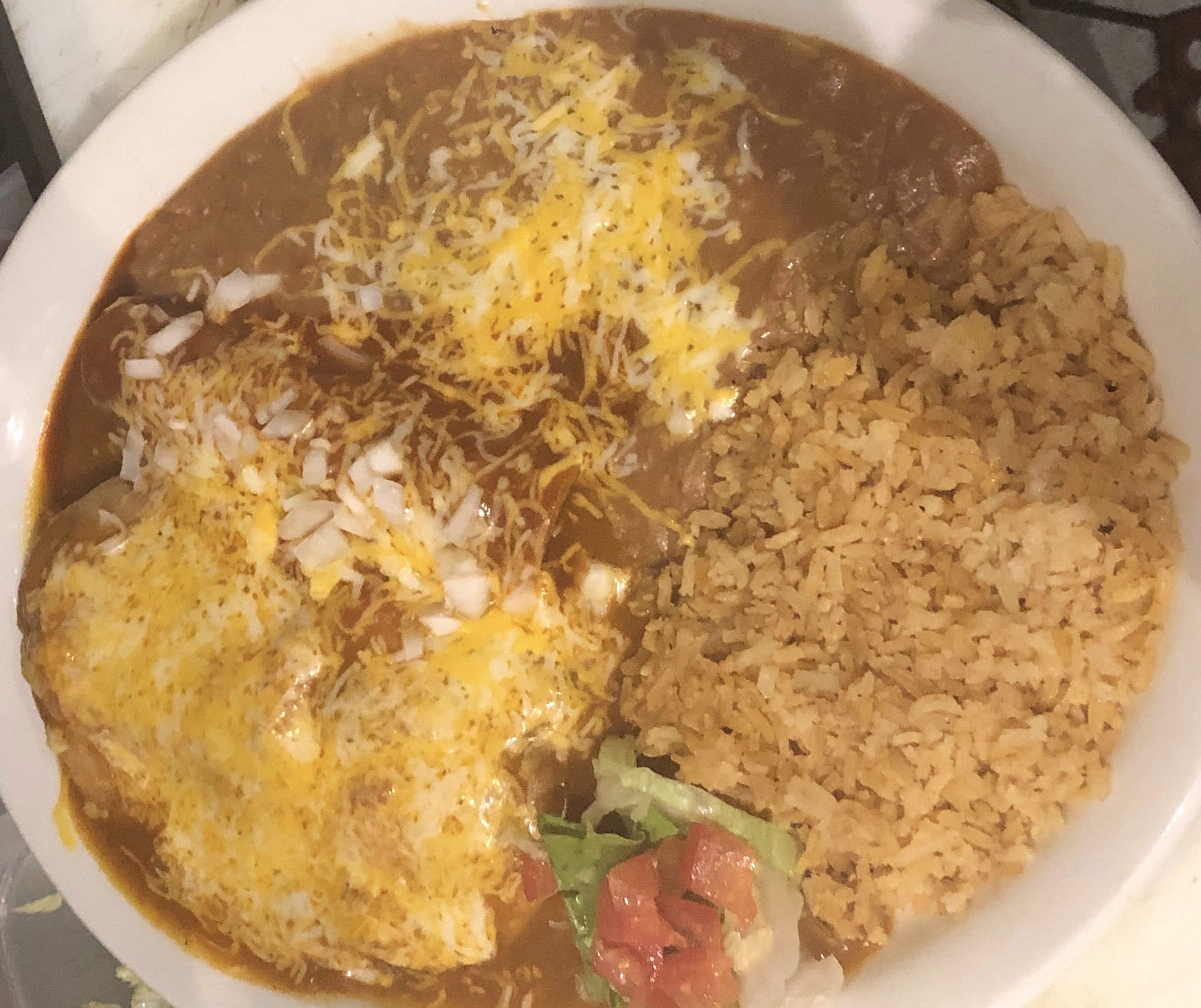 Order #22. Enchilada and Chile Relleno Combo food online from Velasco Mexican Food store, Visalia on bringmethat.com