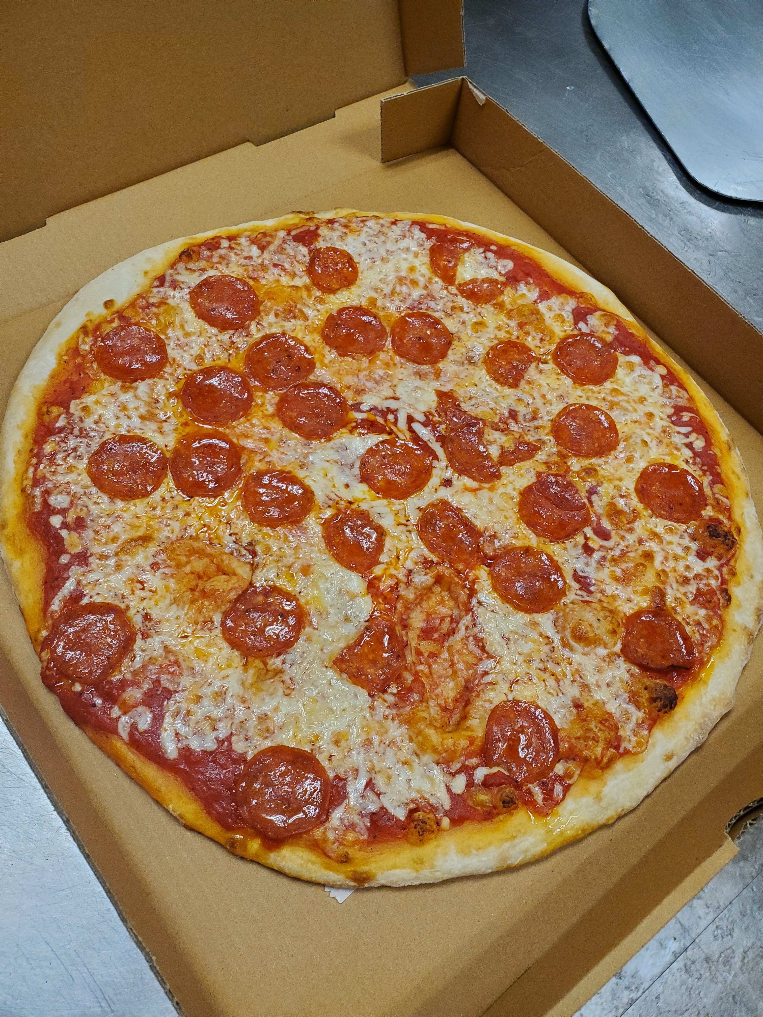 Order One 16'' Cheese Pizza, Fries & 2 Liter Soda Special - Special food online from Philly Pizza Llc store, Newark on bringmethat.com