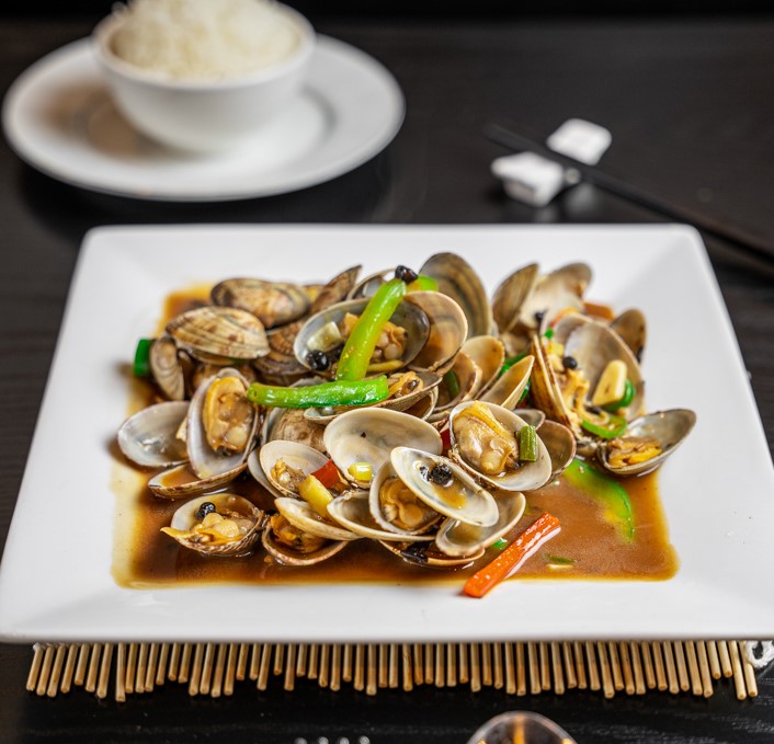 Order 169. Stir Fried Clam 豉汁（蒜蓉）花甲 food online from Foshan Restaurant store, La Puente on bringmethat.com