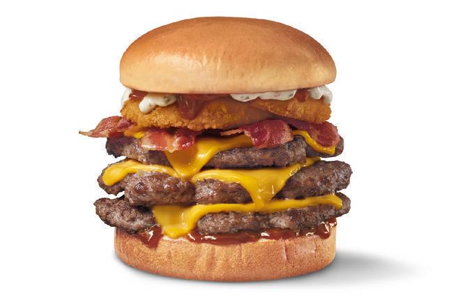Order Loaded A.1.® Steakhouse Signature Stackburger Triple food online from Dairy Queen Grill & Chill store, Alabaster on bringmethat.com