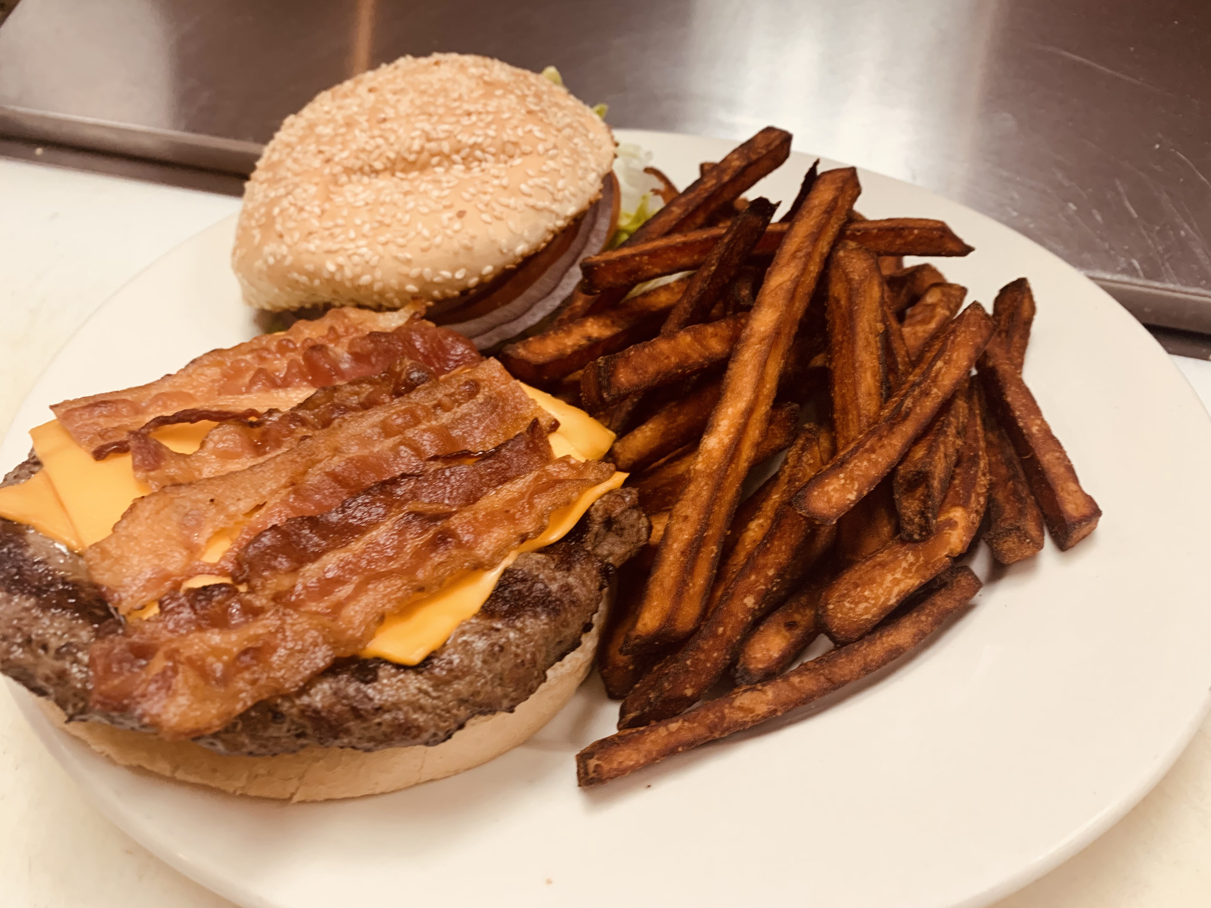 Order Bacon Burger food online from Daisy Grill store, Edgewater on bringmethat.com