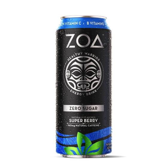Order ZOA Super Berry Zero Sugar Energy Drink, 16 OZ food online from Cvs store, Temecula on bringmethat.com