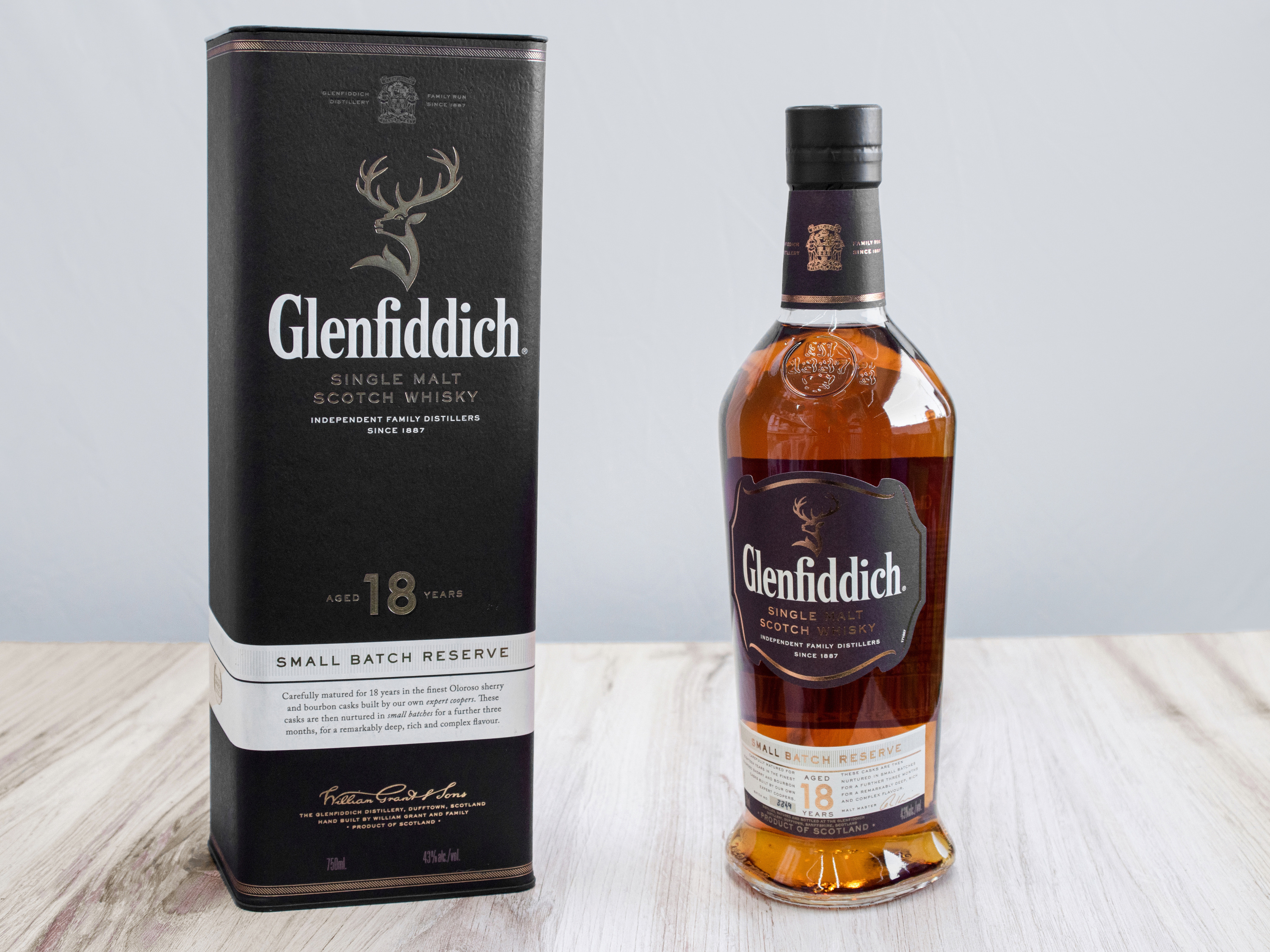 Order Glenfiddich 18 Year Small Batch Reserve food online from Ok Liquor store, Lakewood on bringmethat.com
