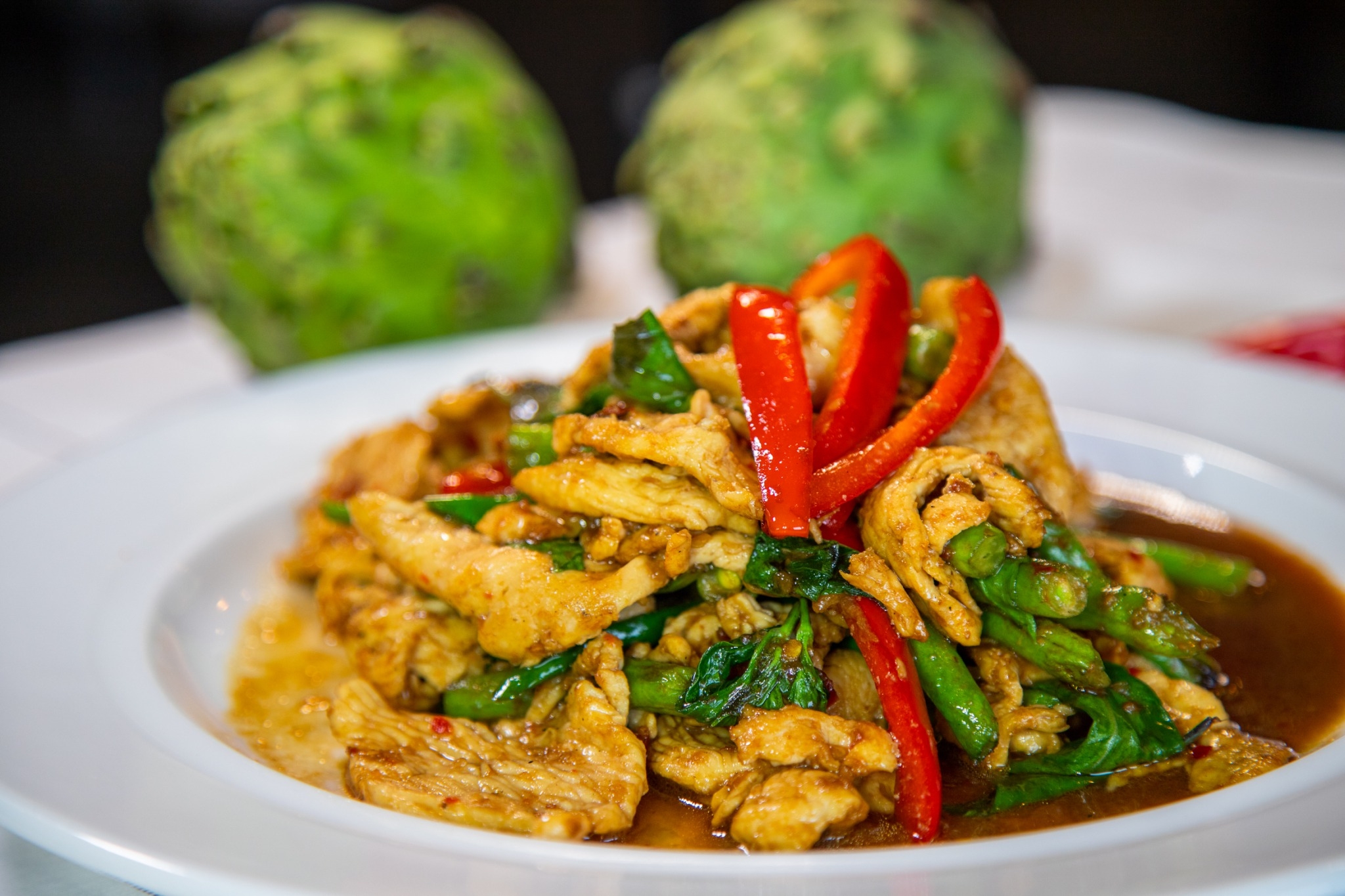 Order Pad kra prow food online from Chao Phra Ya store, Herndon on bringmethat.com