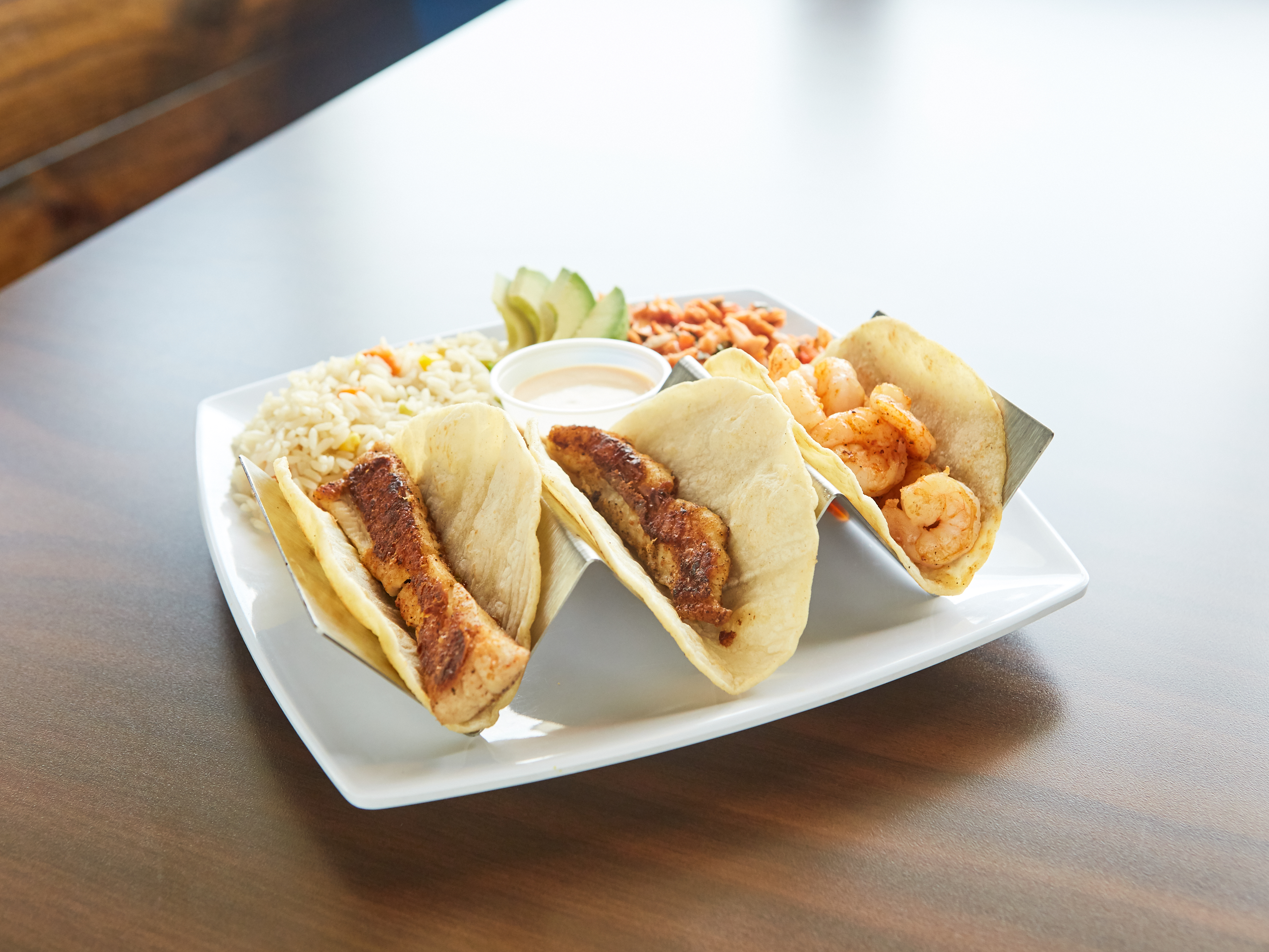 Order SS Tacos Plate food online from Super Shack store, Rowlett on bringmethat.com